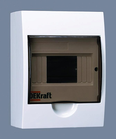 Корпус пластиковый навесной 6 модулей, IP41, ЩРН-П-6 | 31009DEK | DEKraft