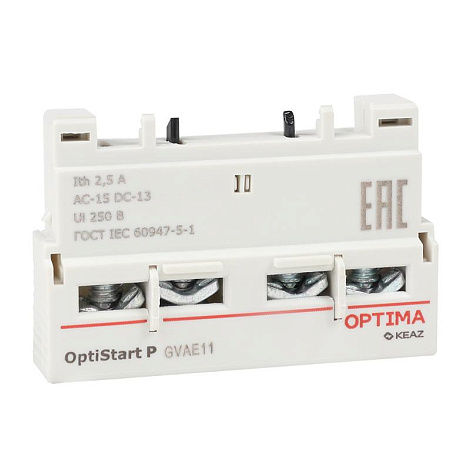 Блок контактов фронтальный OptiStart ME GVAE11 | 354832 | КЭАЗ