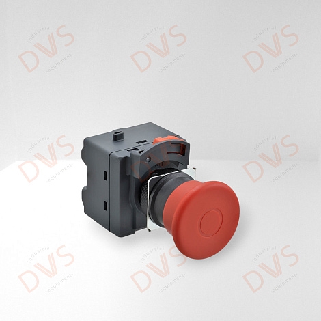 A22NE-MP-PD22-N-69K – Аварийный кнопочный выключатель с фиксацией от Omron (IP69K, 2NC+2NO, 40 мм)