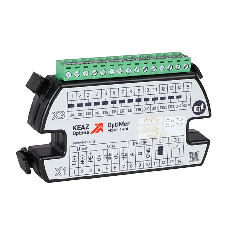 Модуль расширения OptiMer-M500-14DI | 351303 | КЭАЗ