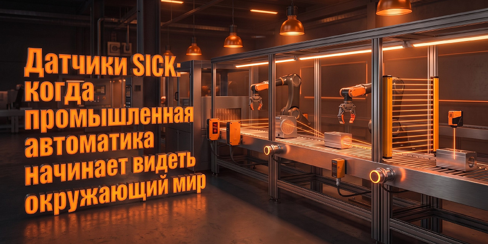 Датчики SICK: когда промышленная автоматика начинает видеть окружающий мир