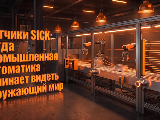 Датчики SICK: когда промышленная автоматика начинает видеть окружающий мир