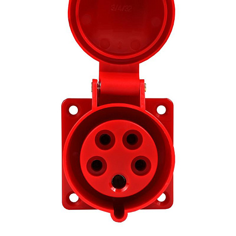 Розетка 325-32А-6h-380AC-3P+PE+N-IP44 | 222761 | КЭАЗ