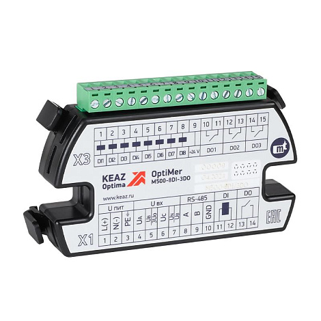 Модуль расширения OptiMer-M500-8DI-3DO | 351304 | КЭАЗ