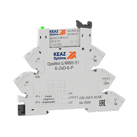 Релейный модуль OptiRel G RM38-61-24U-6-P-CO| 280992 | КЭАЗ