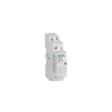 Контактор модульный 1НО+1НЗ 25А 230В МК-103 | 18065DEK | DEKraft