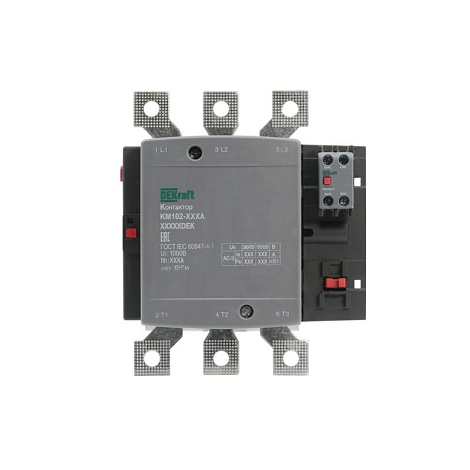 Контактор 225А 110В_АС АС3_ АС4 1НО+1НЗ КМ-102 | 21954DEK | DEKraft