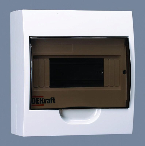 Корпус пластиковый навесной 8 модулей, IP41, ЩРН-П-8 | 31010DEK | DEKraft