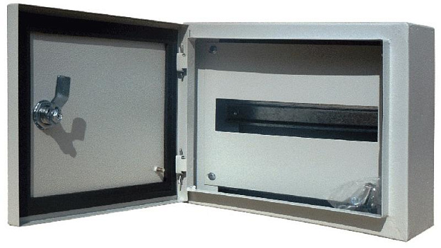 Корпус метал. навесной 250х300х120 12 мод. IP54 ЩРН-12 | 30250DEK | DEKraft