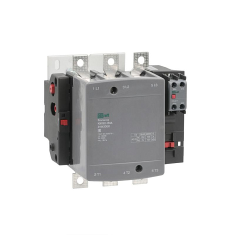Контактор 150А 220В_АС АС3_ АС4 1НО+1НЗ КМ-102 | 21943DEK | DEKraft