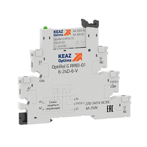Релейный модуль OptiRel G RM38-51-220-240U-6-V-CO-G| 282947 | КЭАЗ