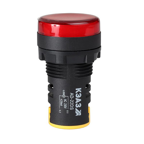 Лампа AD22DS(LED) матрица D22мм красный 230В | 238566 | КЭАЗ