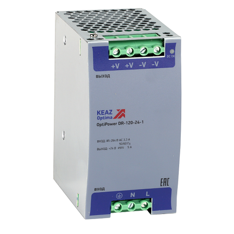 Блок питания OptiPower DR-120-24-1 | 284548 | КЭАЗ